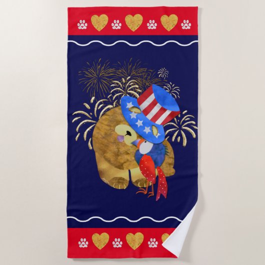 VOGELS VAN EEN VERDER-BEACH TOWEL STRANDLAKEN (Voorkant)