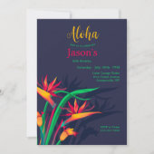 Vogels van het Paradijs Bloemen Kaart (Voorkant)