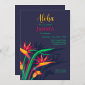 Vogels van het Paradijs Bloemen Kaart (Voorkant / Achterkant)