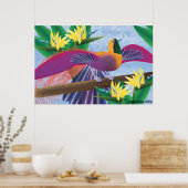 Vogels van het Paradijs-Poster Poster (Keuken)
