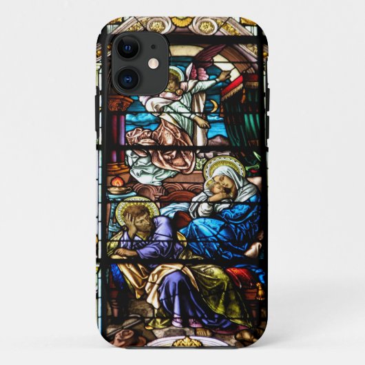 Vogels van Jezus Glas in lood Case-Mate iPhone Case (Achterkant)