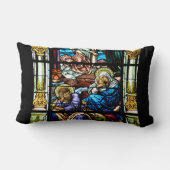 Vogels van Jezus Glas in lood Kussen (Achterkant)