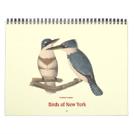 Vogels van New York Lithografen Kalender