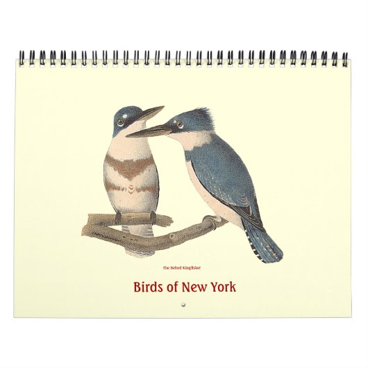 Vogels van New York Lithografen Kalender (Hoes)