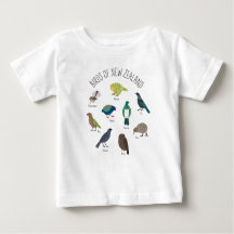 Vogels van Nieuw-Zeeland T-shirt