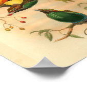 Vogels van Paradise Green Yellow  Print (Hoek)