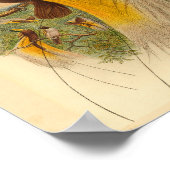 Vogels van Paradise Green Yellow Print (Hoek)