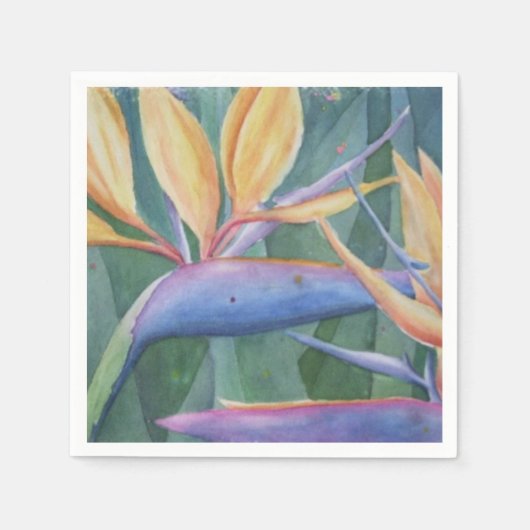 VOGELS VAN PARADISE PAPIERNAPKINS SERVETTEN (Voorkant)