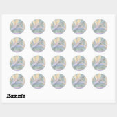 VOGELS VAN PARADISE WEDDINGSTICKERS RONDE STICKER (Vel)