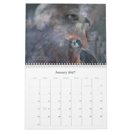 vogels van prooy 2010-kalender kalender (Jan 2027)