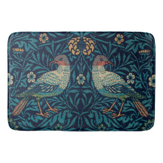 "Vogels" van William Morris Blue Pattern  Badmat