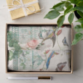 vogels, vlinders en vogels ontkoppelen tissuepapier (Geschenk)