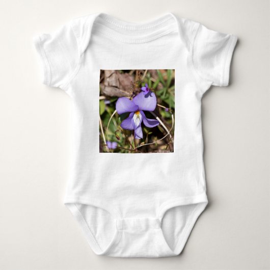 Vogels-Voetbal Violet w/Bluets Romper (Voorkant)