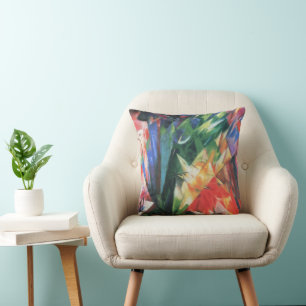 Vogels (Vogel) door Franz Marc, Vintage Cubisme Ku Kussen