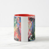 Vogels (Vogel) van Franz Marc,  Cubistische kunst Mok (Midden)