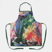 Vogels (Vogel) van Franz Marc,  Cubistische kunst Schort (Voorkant)