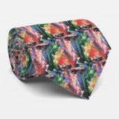 Vogels (Vogel) van Franz Marc,  Cubistische kunst Stropdas (Opgerold)