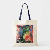 Vogels (Vogel) van Franz Marc, Cubistische kunst Tote Bag (Voorkant)