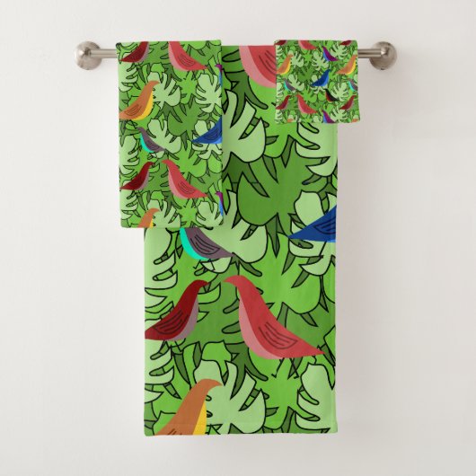 Vogels, Vogels, Vogels Bad Handdoek (Insitu)