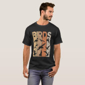 Vogels Vogelspotten Retro Ornithologie Vogels T-shirt (Voorkant volledig)