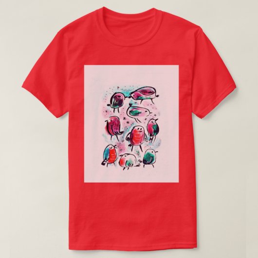 Vogels vogelvogels — Grafisch T-shirt (Design voorkant)