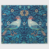 Vogels, William Morris Cadeaupapier (Vlak)