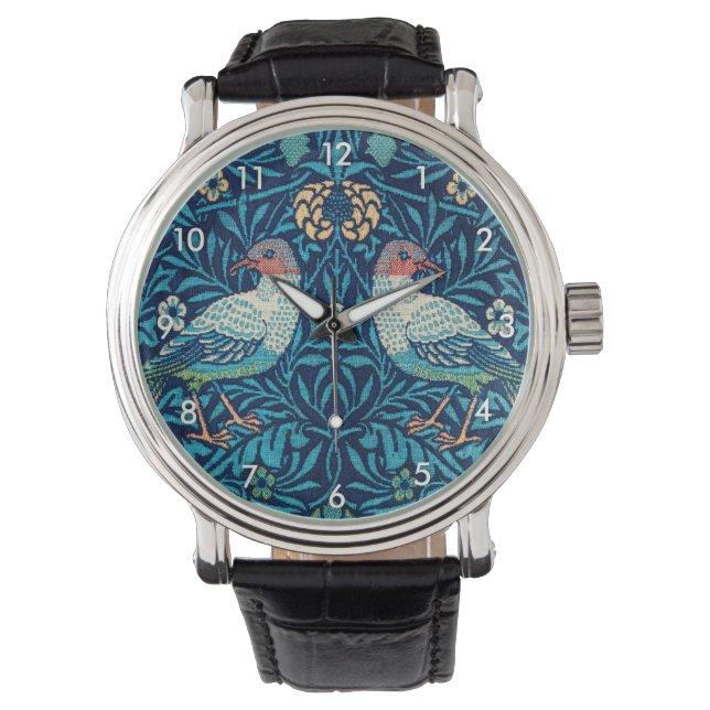 Vogels, William Morris Horloge (Voorkant)