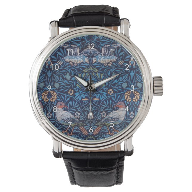 Vogels, William Morris Horloge (Voorkant)