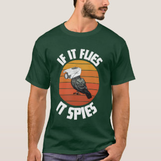 Vogels zijn niet echt als het vliegt het spionnen  t-shirt
