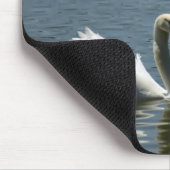 Vogelsport met zwaan muismat (Hoek)