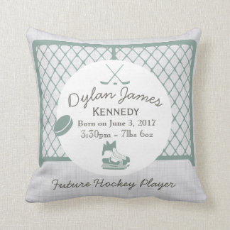 vogelstats "Pillow Hockey"-thema voor jongen of me Kussen