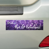 Vogelsticker en gedraaide bumpersticker (Op auto)