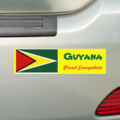 Vogelstickers van Guyana Bumpersticker (Op auto)