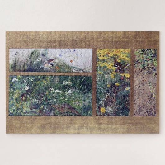 Vogelstudies, Bruno Liljefors Legpuzzel (Horizontaal)