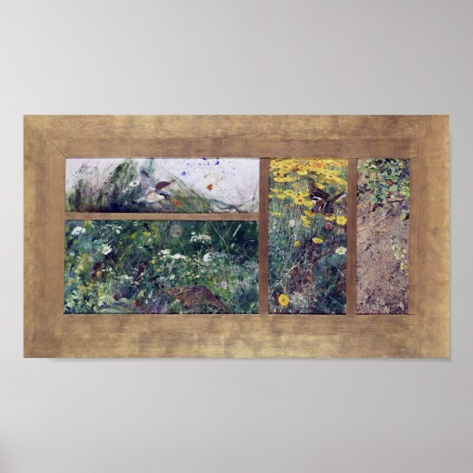 Vogelstudies, Bruno Liljefors Poster (Voorkant)