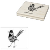 VogelTattoo 2 Rubberstempel (Gestempeld)