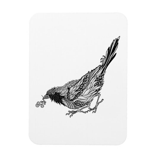 VogelTattoo Magneet (Verticaal)