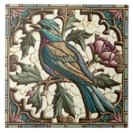 VogelTegels -  - Art Nouveau Tegeltje