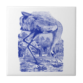  vogeltekening | Blauw | Hele kraan Tegeltje