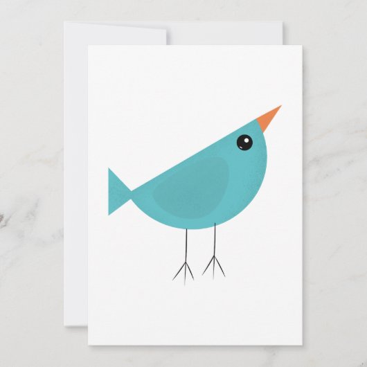 Vogeltje aankondiging (Voorkant)