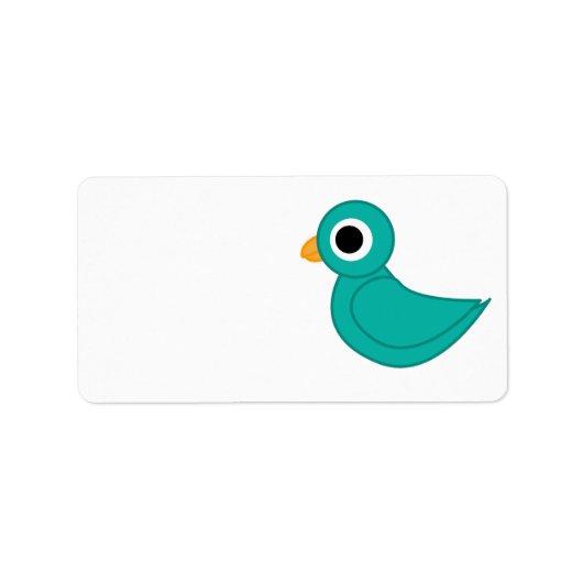 vogeltje   etiket (Voorkant)