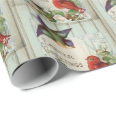   vogeltjes paasschenkoppen cadeaupapier (Rol Hoek)