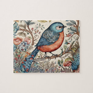 vogeltjes Scandinavisch stoffenontwerp Legpuzzel