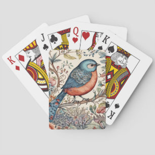  vogeltjes Scandinavisch stoffenontwerp Pokerkaarten
