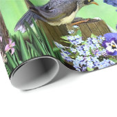 Vogeltuin Cadeaupapier (Rol Hoek)