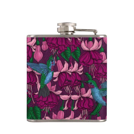 Vogeltuin Heupfles (Achterkant)