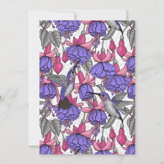 Vogeltuin in melroos en roze (Voorkant)
