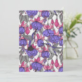 Vogeltuin in melroos en roze (Staand voorkant)