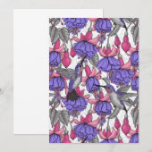 Vogeltuin in melroos en roze (Voorkant / Achterkant)