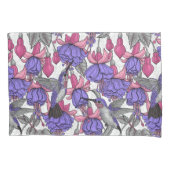 Vogeltuin in melroos en roze kussensloop (Voorkant-Links)